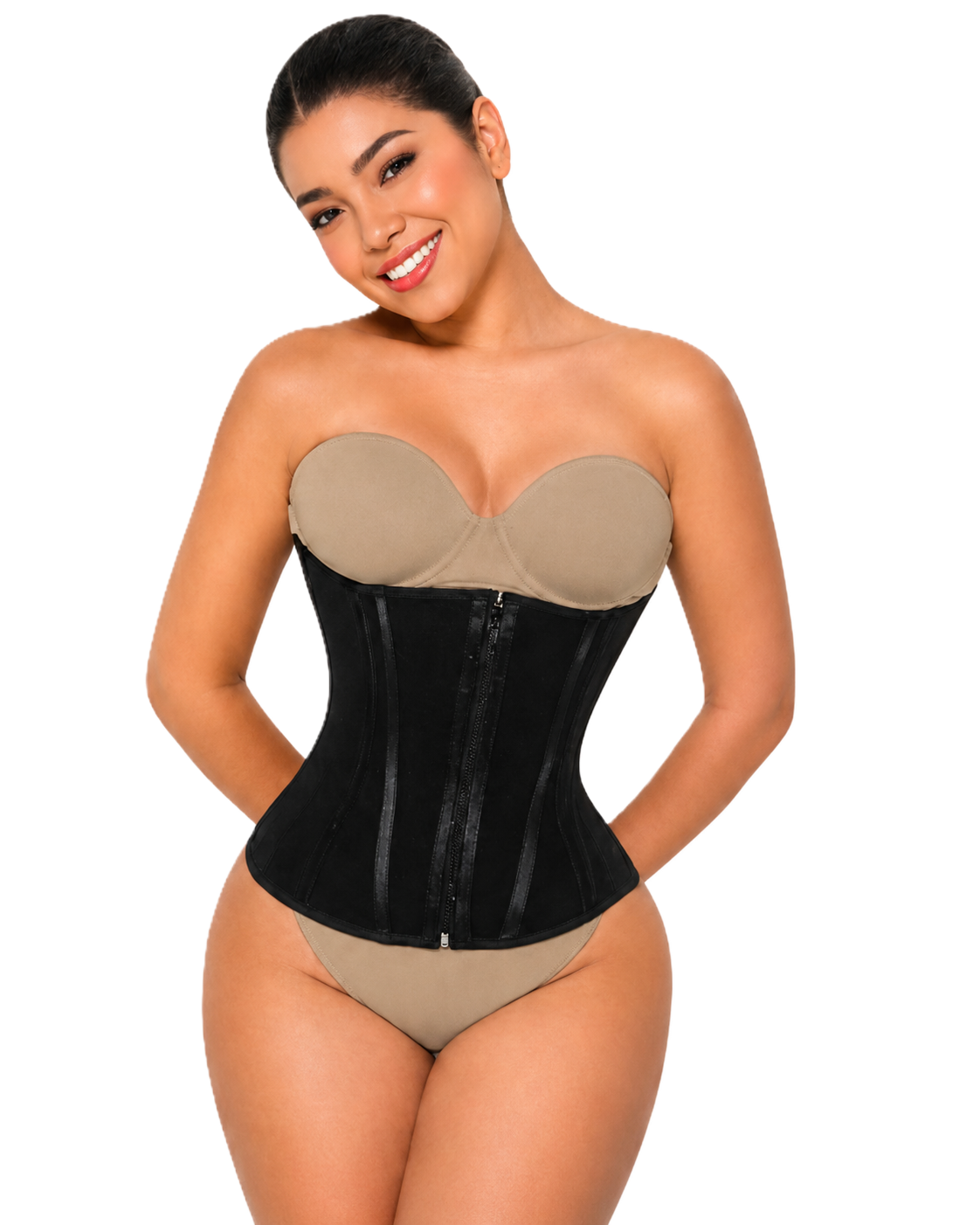 Corset costillero de Fajas Belvia, color Negro